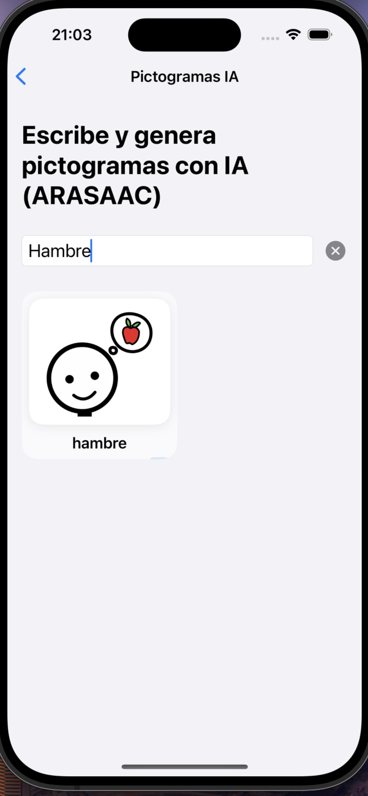Captura de App ITEA 2