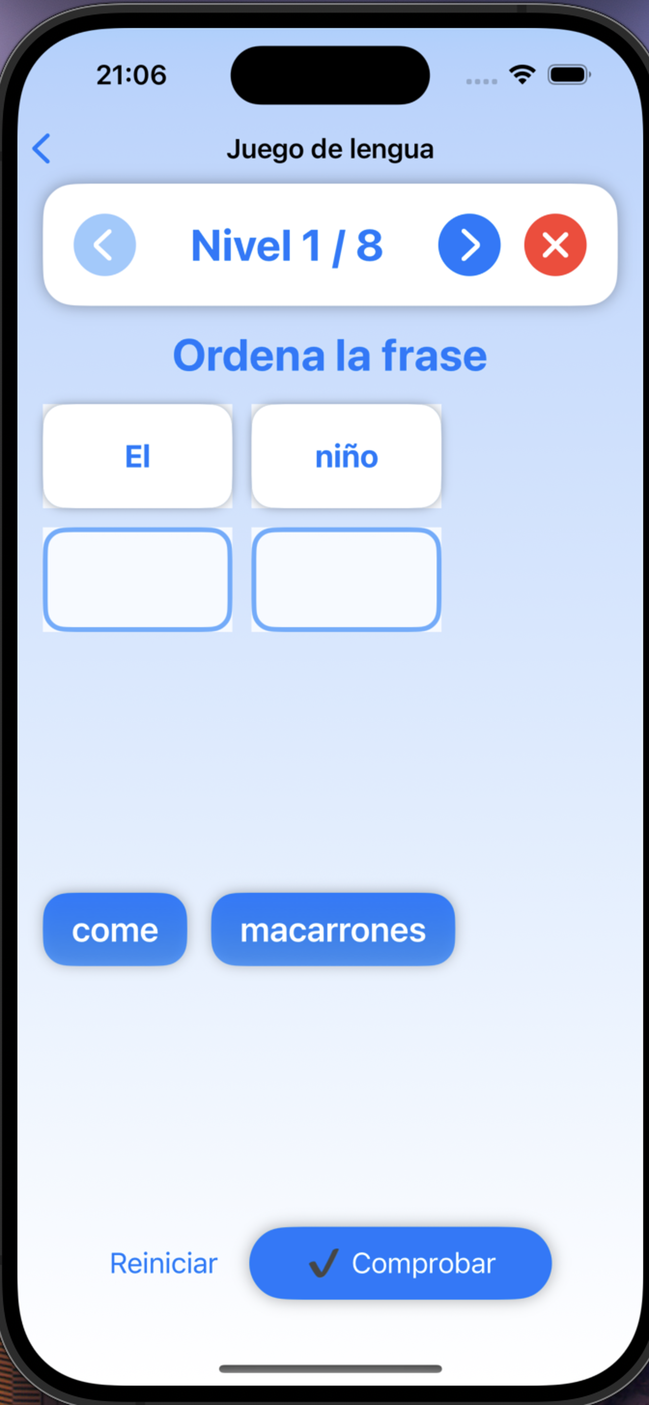 Captura de App ITEA 5