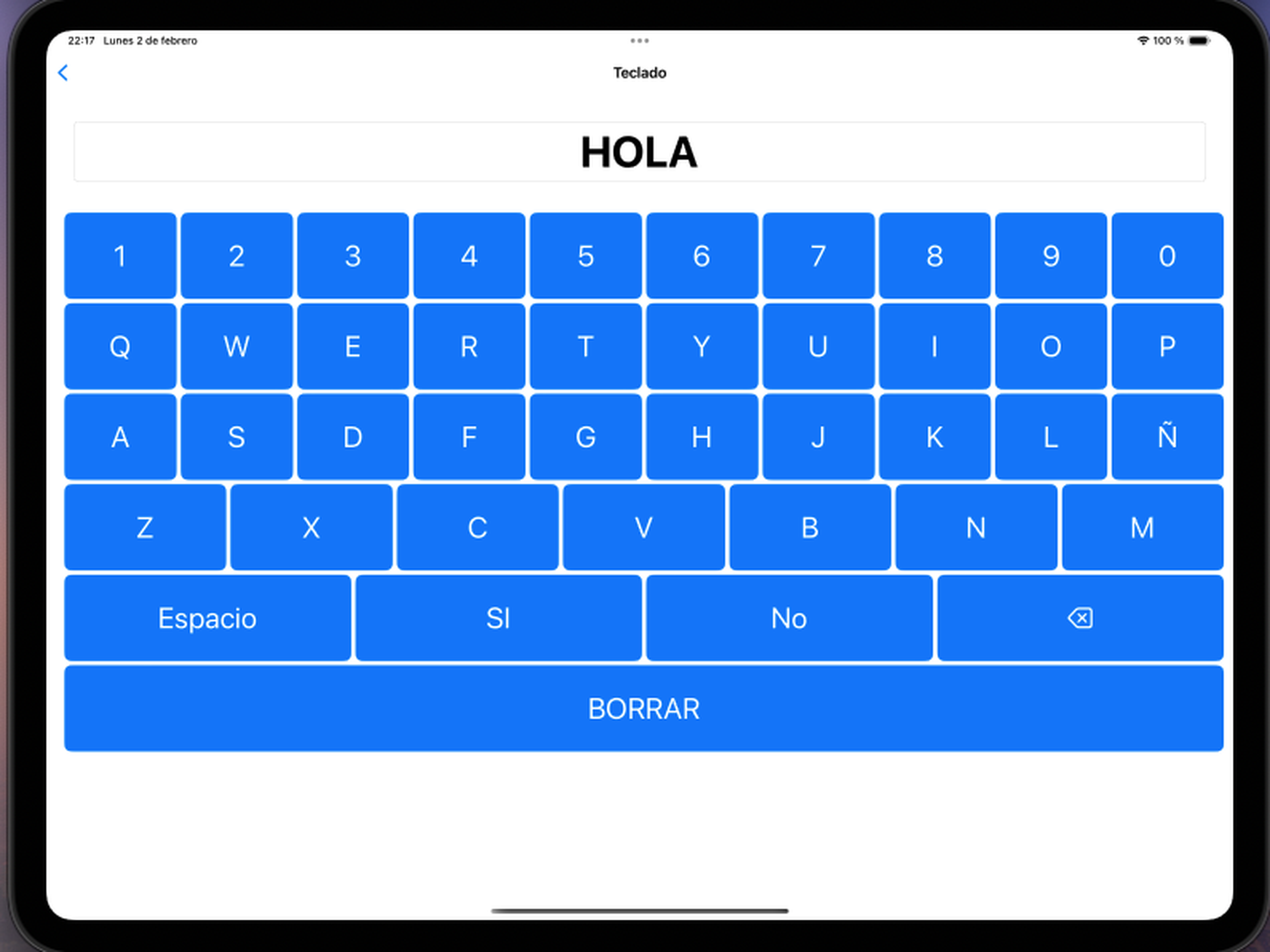 Captura de App ITEA 7